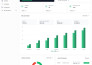 design dashboard or admin panel with HTML, CSS, js, react, tailwind, bootstrap